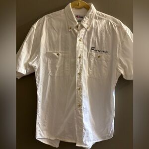GM General Motors Racing Shirt Nascar Mens Large Chase Authentics Button Up